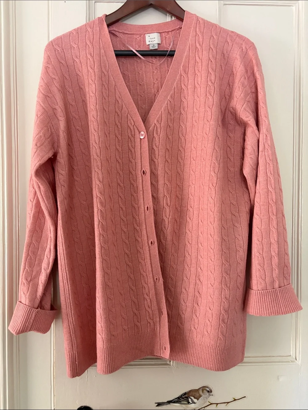 A New Day rose cardigan size medium